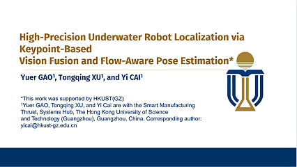 Underwater visual localization